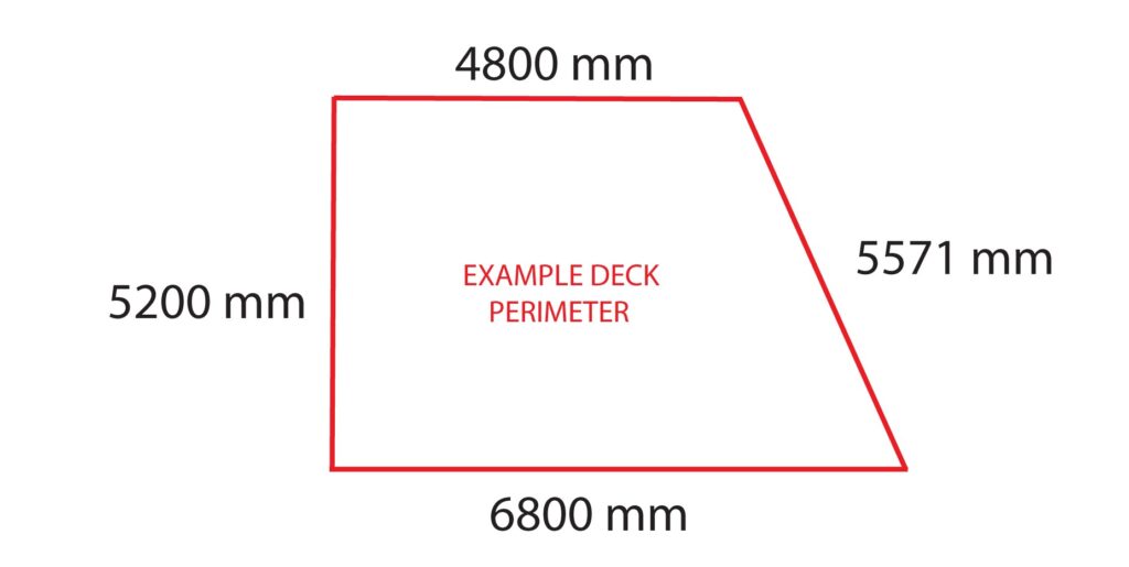 Get a Quote Example Deck Perimeter