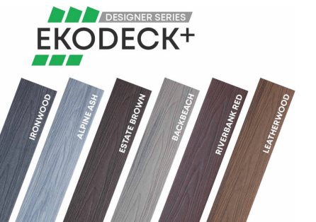 Ekodeck board colour options